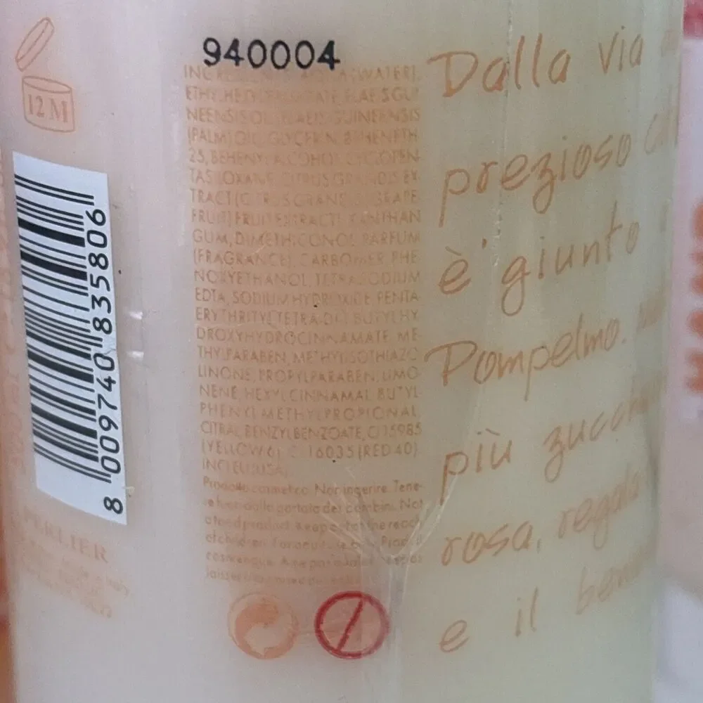 Perlier La Voglia Matta Pink Grapefruit Body Milk, Shower Gel (x2), Hand Cream